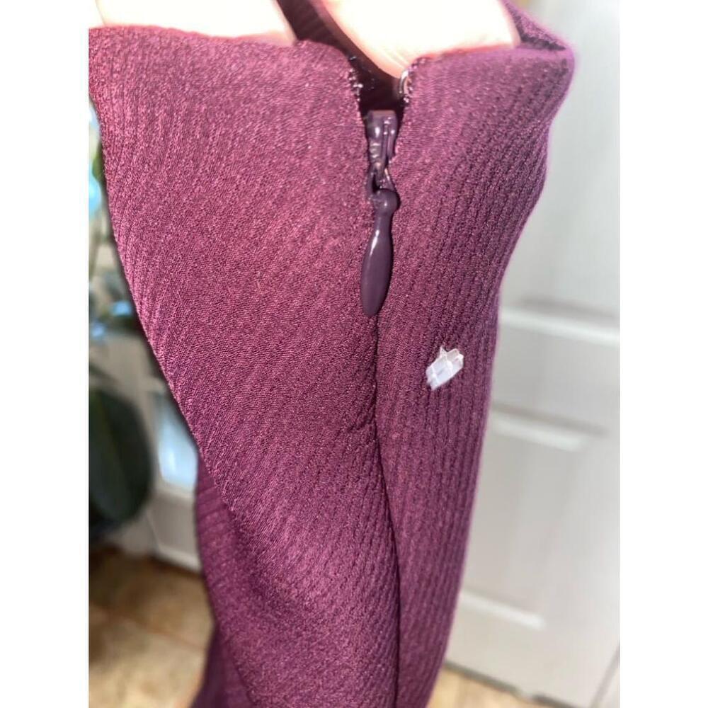 Women's LOFT Purple Skater Skirt Size 16 - Picture 3 of 4